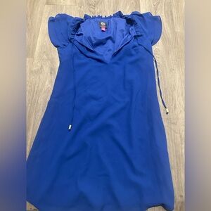 Vince camuto blue dress sz 4 preowned